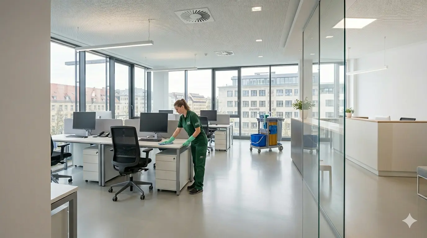 Professionelle Unterhaltsreinigung und Büroreinigung