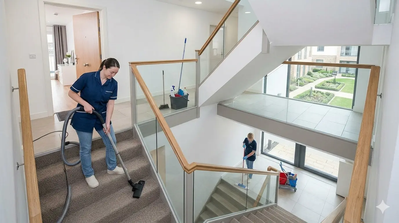 Treppenhausreinigung für Wohnanlagen